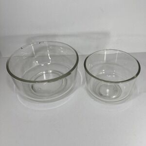 Sunbeam Mixmaster Glass Bowl Set (2) Small & Large – Fits MM-97 & Similar